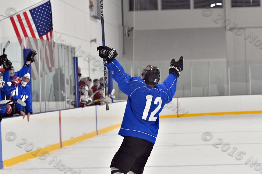 Wheaton College Men\'s Ice Hockey vs Middlesex Community College. - Photo By: KEITH NORDSTROM